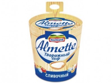 Творожный сыр ALMETTE сливочный, 150 г, 1 штука