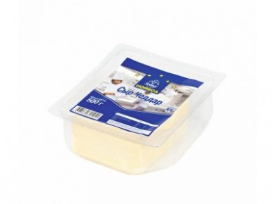 Сыр полутвердый Чеддар нарезка HORECA SELECT, 500 г, 1 штука