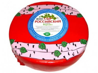 Сыр полутвердый Российский БЕРЕЗКА, ~ 7 кг, 1 кг