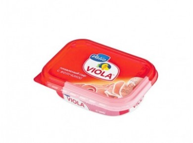 Плавленый Сыр  Виола VALIO с ветчиной, 200г, 1 штука