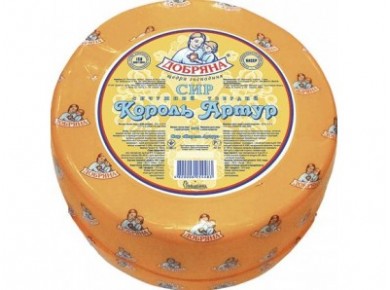 Сыр Король Артур ДОБРЯНА 50%, 8 кг, 1 кг