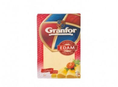 Сыр Эдам GRANFOR нарезка, 150г, 1 штука