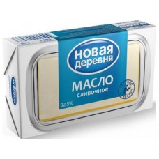 Сливочное масло НОВАЯ ДЕРЕВНЯ 82,5%, 180г, 1 штука