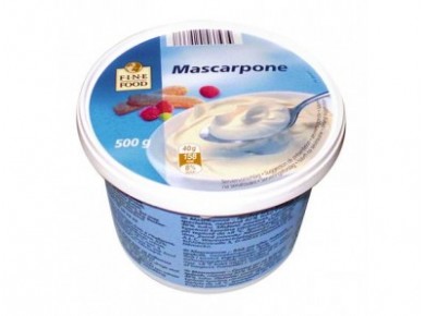 Сыр сливочный Маскарпоне FINE FOOD, 250г, 1 штука
