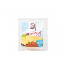 Сыр полутвёрдый Российский  FINE FOOD 50%, 200г, 1 штука