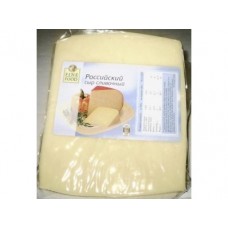 Сыр  FINE FOOD Российский сливочный 50%, 400г, 1 кг