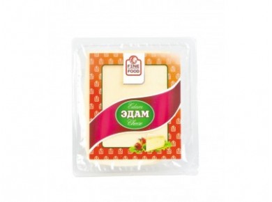 Сыр FINE FOOD Эдам 40% ломтики, 150г, 1 штука
