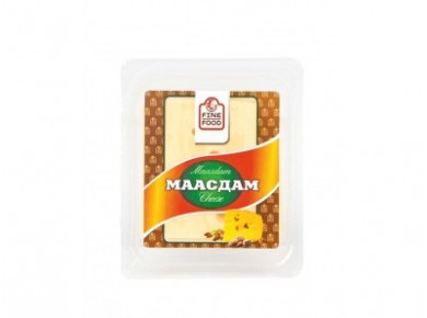 Сыр FINE FOOD 45% Маасдам Gold , 150г, 1 штука
