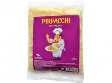 Сыр Пармезан PIRPACCHI Тертый 38%, 100г, 1 штука