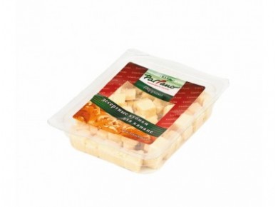 Сыр Паррано 45% кубики, 200г, 1 штука