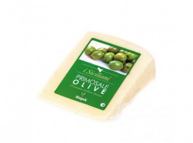 Сыр с оливками BIOPEK Пекорино Примо, 250г, 1 кг