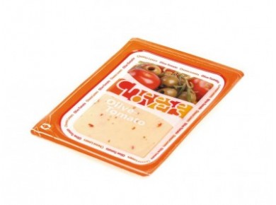 Сыр CHEESE LOVERS оливки и томат, 250г, 1 палета