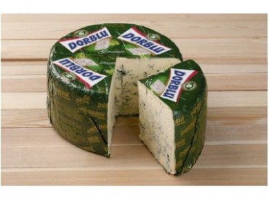 Сыр DOR BLU мягкий с голубой плесенью 50%, 450г, 1 кг