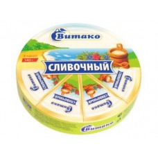 Плавленый Сыр  ВИТАКО Сливочный, 140г, 1 штука