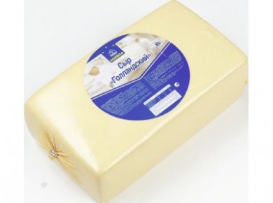 Сыр полутвердый Голландский HORECA SELECT 45%,  5,5кг, 1 кг