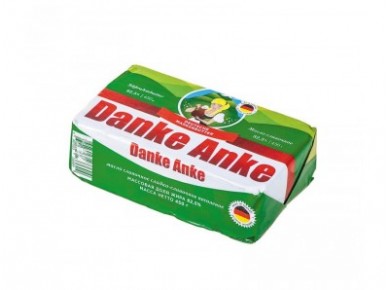 Сливочное масло DANKE ANKE 82,5%, 450г, 1 штука