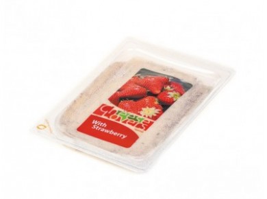 Сыр CHEESE LOVERS нарезка с клубникой, 250г, 1 штука