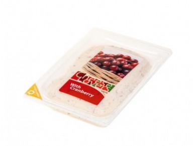 Сыр CHEESE LOVERS нарезка с клюквой, 250г, 1 штука