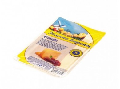 Сыр ЗОЛОТО ЕВРОПЫ Gouda 48% , 180г, 1 штука