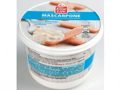 Сыр Маскарпоне FINE LIFE, 500г, 1 штука