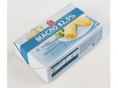 Сливочное масло FINE LIFE традиционное 82,5%, 200г, 1 штука