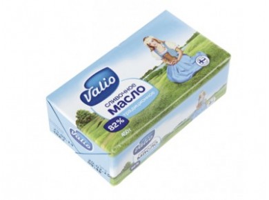 Масло кислосливочное VALIO 82%, 450г, 1 штука