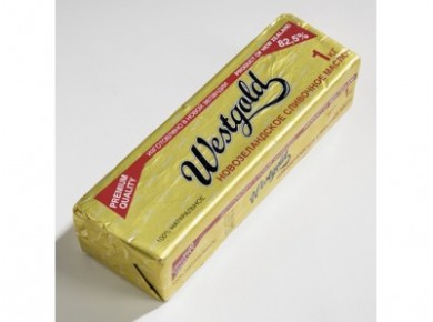 Сливочное масло WESTGOLD 82,5%, 1кг, 1 штука