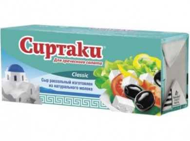 Сыр SIRTAKI classic для греческого салата, 330г, 1 штука