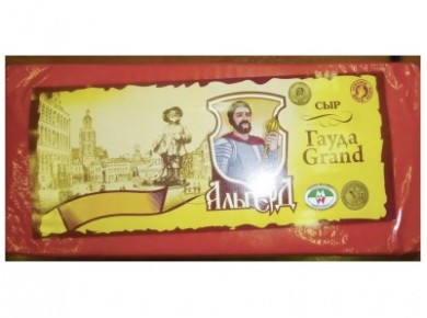 Сыр гауда GRAND 45%, 4кг, 1 кг
