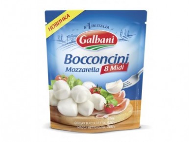 Моцарелла BOCCONCINI GALBANI, 8х25г, 1 штука