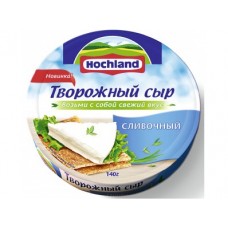 Творожный сыр HOCHLAND Сливочный, 140г, 1 штука
