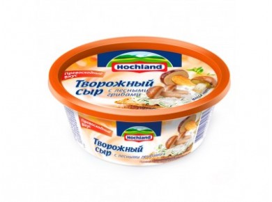 Творожный сыр HOCHLAND с лесными грибами, 140г, 1 штука