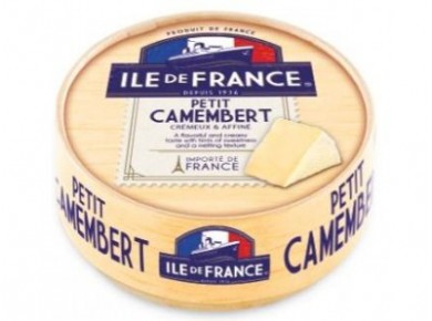 Сыр ILE DE FRANCE Камамбер, 125г, 1 штука