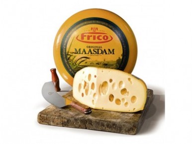 Сыр полутвердый Маасдам FRICO, 13кг, 1 кг