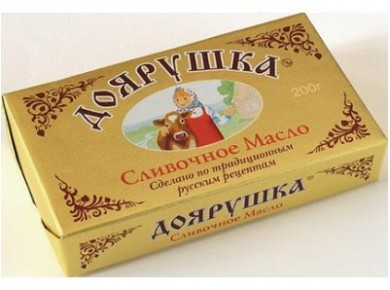 Сливочное масло ДОЯРУШКА 82,5%, 200г, 40 штук