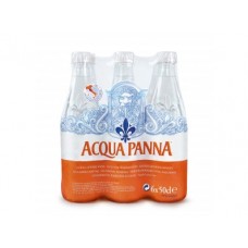 Питьевая вода AQUA PANNA без газа пэт, 0,5л, 6 штук