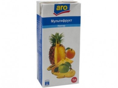 Нектар АRО Мультифрукт, 1л, 4 штуки