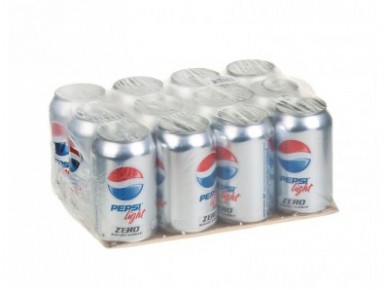 PEPSI light газированный напиток, 0,33л, 12 штук