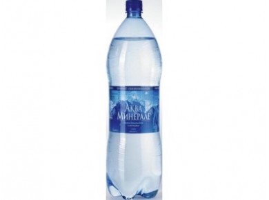 Вода AQUA MINERALE питьевая газированная, 2л, 6 штук