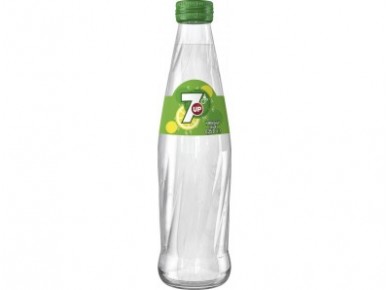 Вода газированная 7UP в стекле, 0,25л, 1 штука