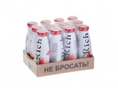 Нектар RICH персик, стекло, 0,25л, 12 штук