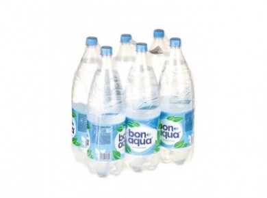 Вода BONAQUA питьевая негазированная, 2л, 6 штук