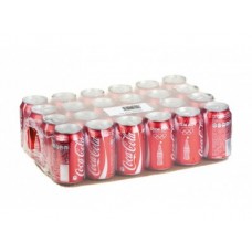 COCA-COLA газированный напиток, 0,33л, 24 штуки