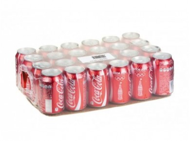 COCA-COLA газированный напиток, 0,33л, 24 штуки