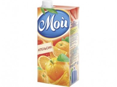 Нектар МОЙ апельсин, 0,95л, 4 штуки