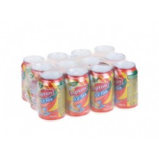 Холодный чай LIPTON персик, 0,33л, 12 штук