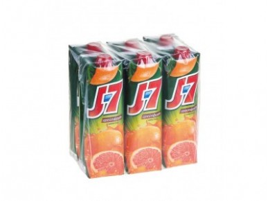 Нектар J7 розовый грейпфрут, 0,97л, 6 штук