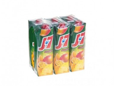 Нектар J7 тропические фрукты, 0,97л, 6 штук