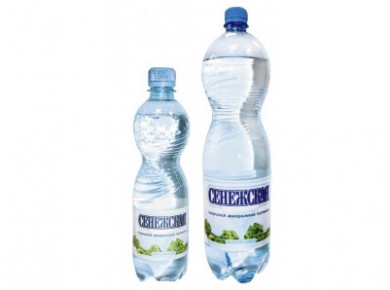 Питьевая вода СЕНЕЖСКАЯ газированная, 0,5л, 12 штук
