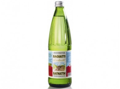 Минеральная вода БАГИАТТИ газированная, стекло, 0,5л, 20 штук